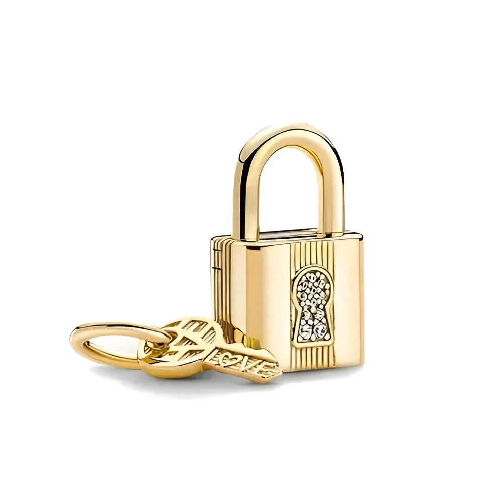 Berloque Cadeado Gold