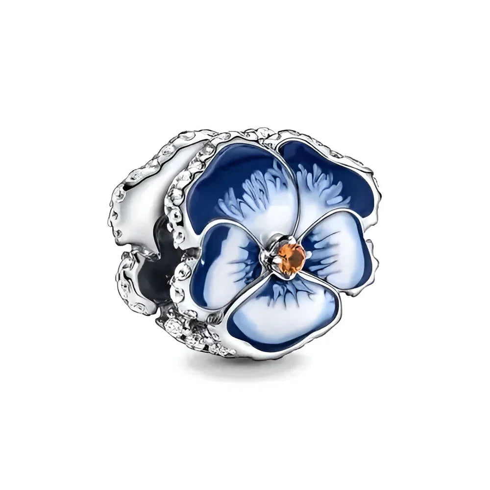 Berloque Flor Azul