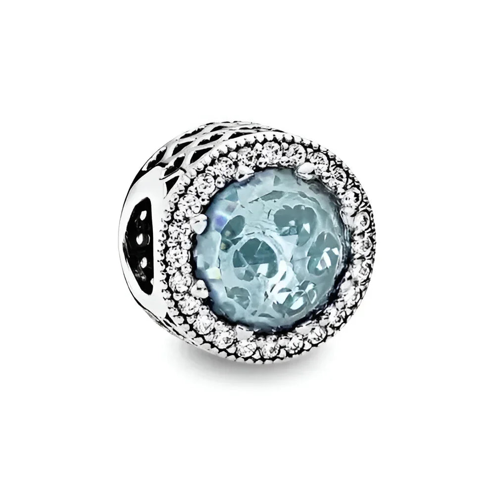 Berloque Cristal Azul