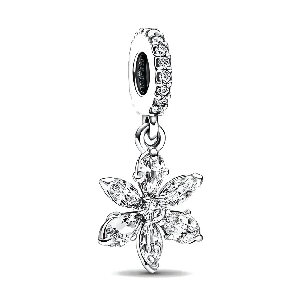 Berloque Flor de Cristal