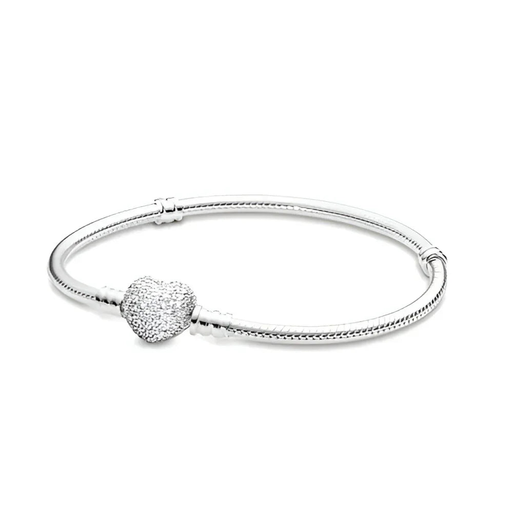 Pulseira Coração Cravejado