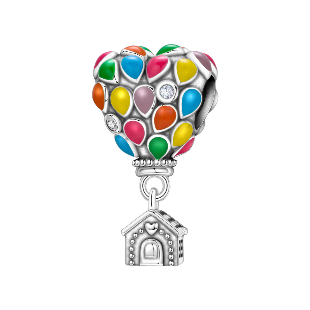 Berloque Balão e Casinha