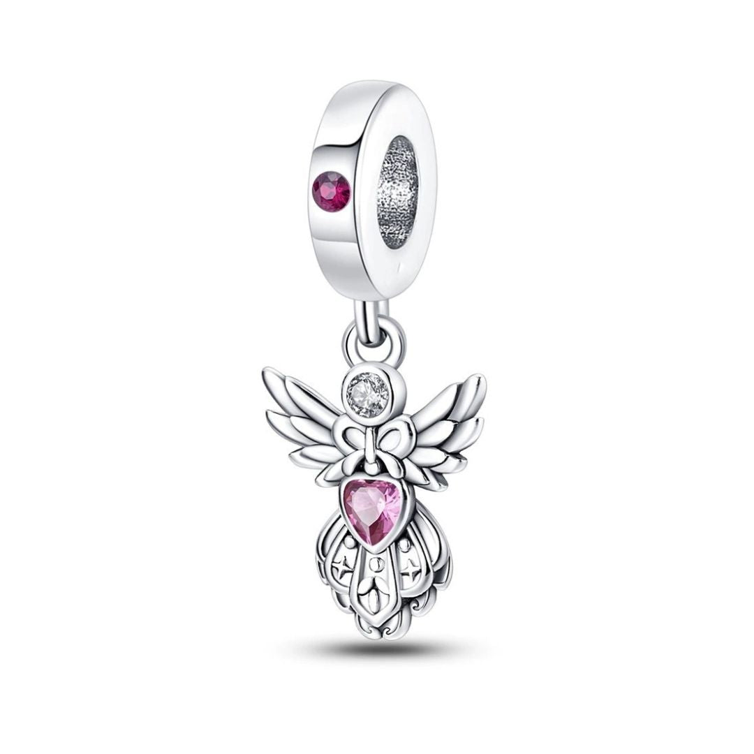 Berloque angelical ruby