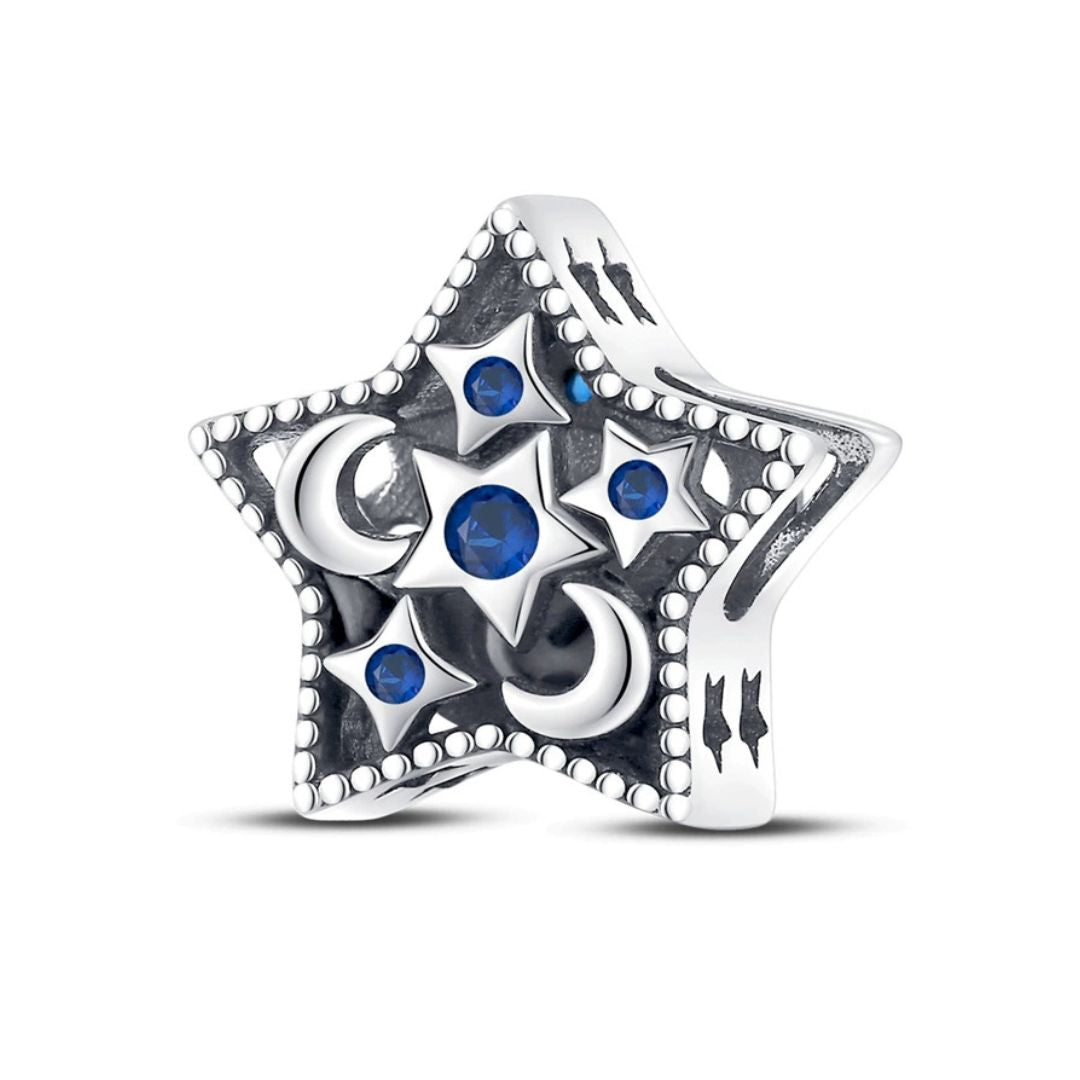 Berloque estrelas lunar