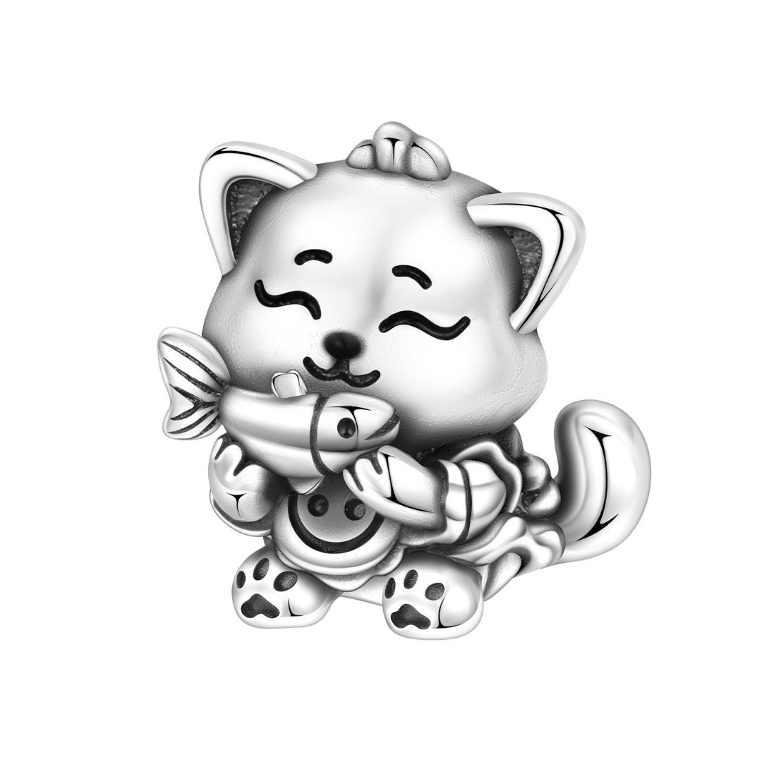 Berloque gatinho faminto
